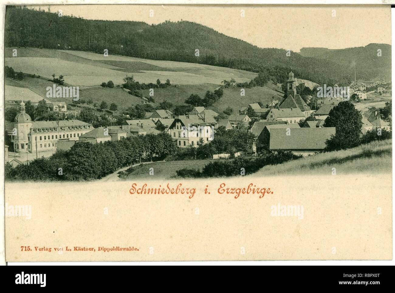 00715 - Schmiedeberg-1898 insgesamt - Brück & Sohn Kunstverlag. Stockfoto