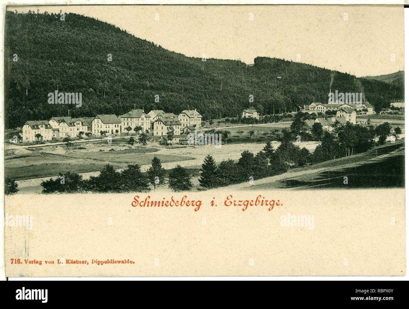 00716 - Schmiedeberg-1898 insgesamt - Brück & Sohn Kunstverlag. Stockfoto