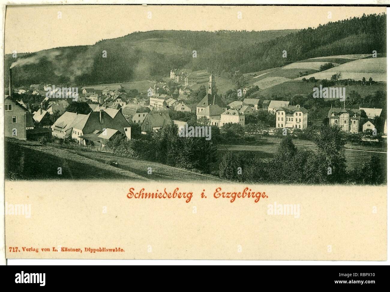 00717 - Schmiedeberg-1898 insgesamt - Brück & Sohn Kunstverlag. Stockfoto