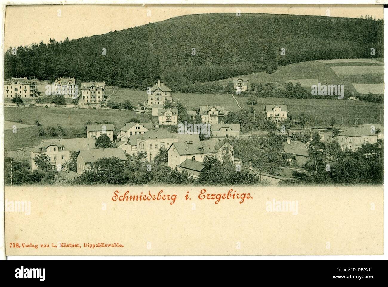00718 - Schmiedeberg-1898 insgesamt - Brück & Sohn Kunstverlag. Stockfoto