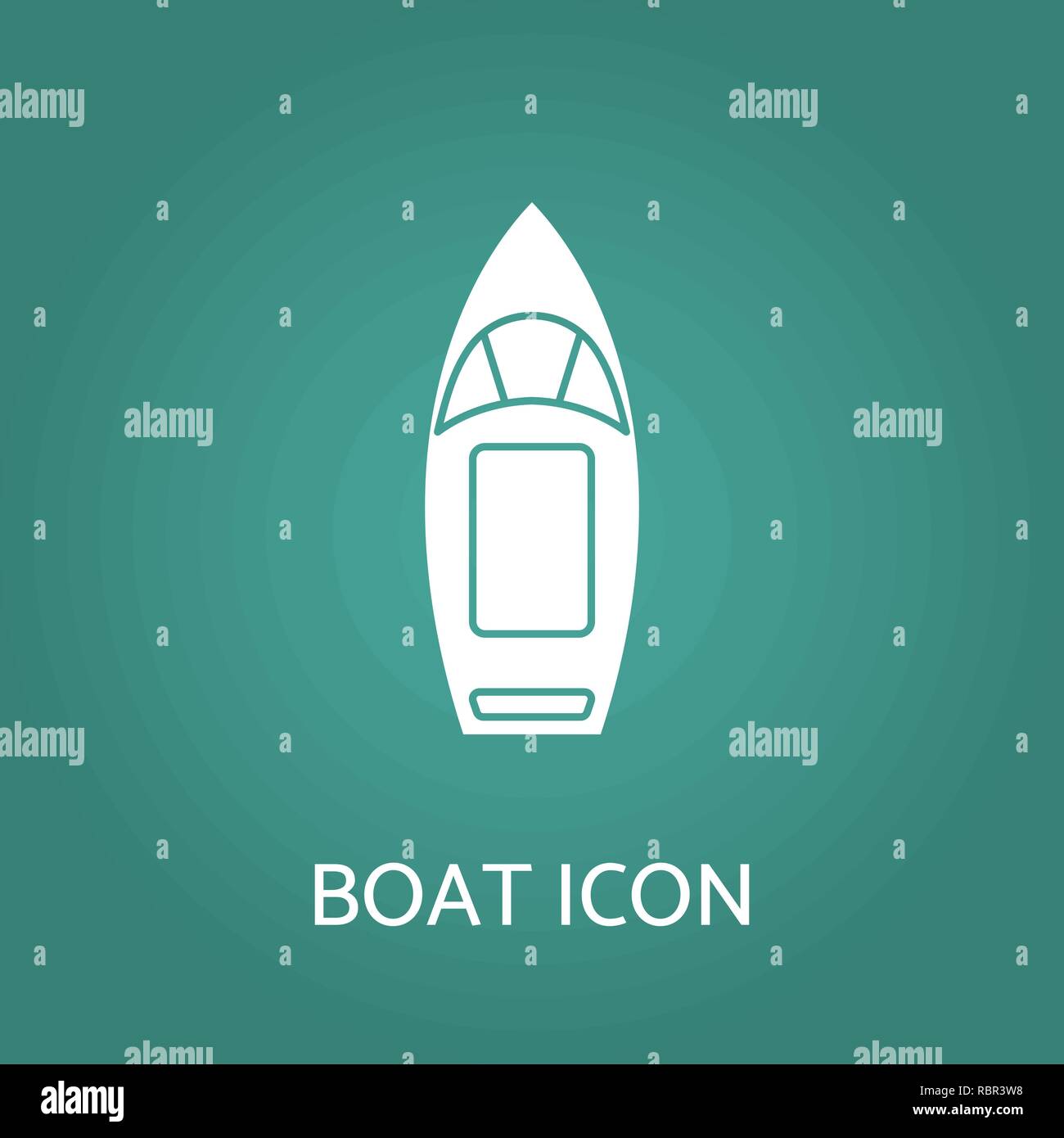 Boot-Symbol. Vector Illustration. Stock Vektor