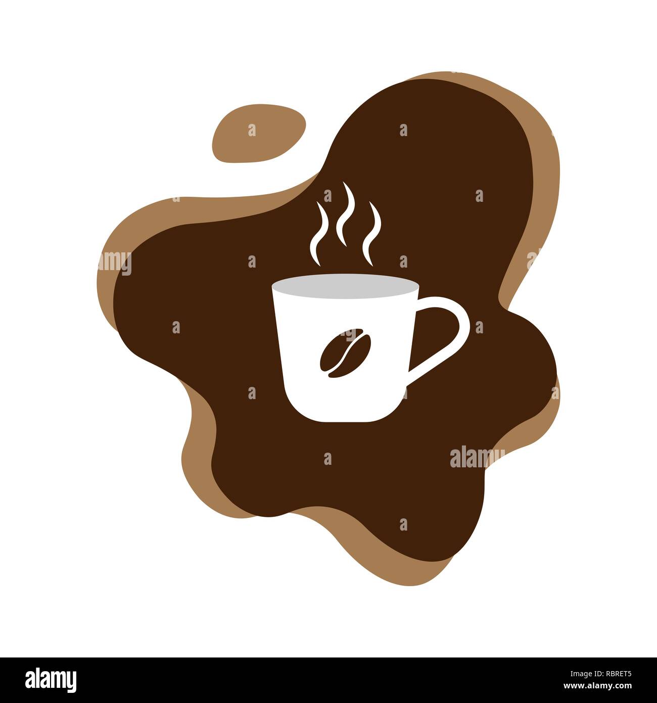 Kaffee Plakat werbung Flayers Vector Illustration. EPS 10. Stock Vektor