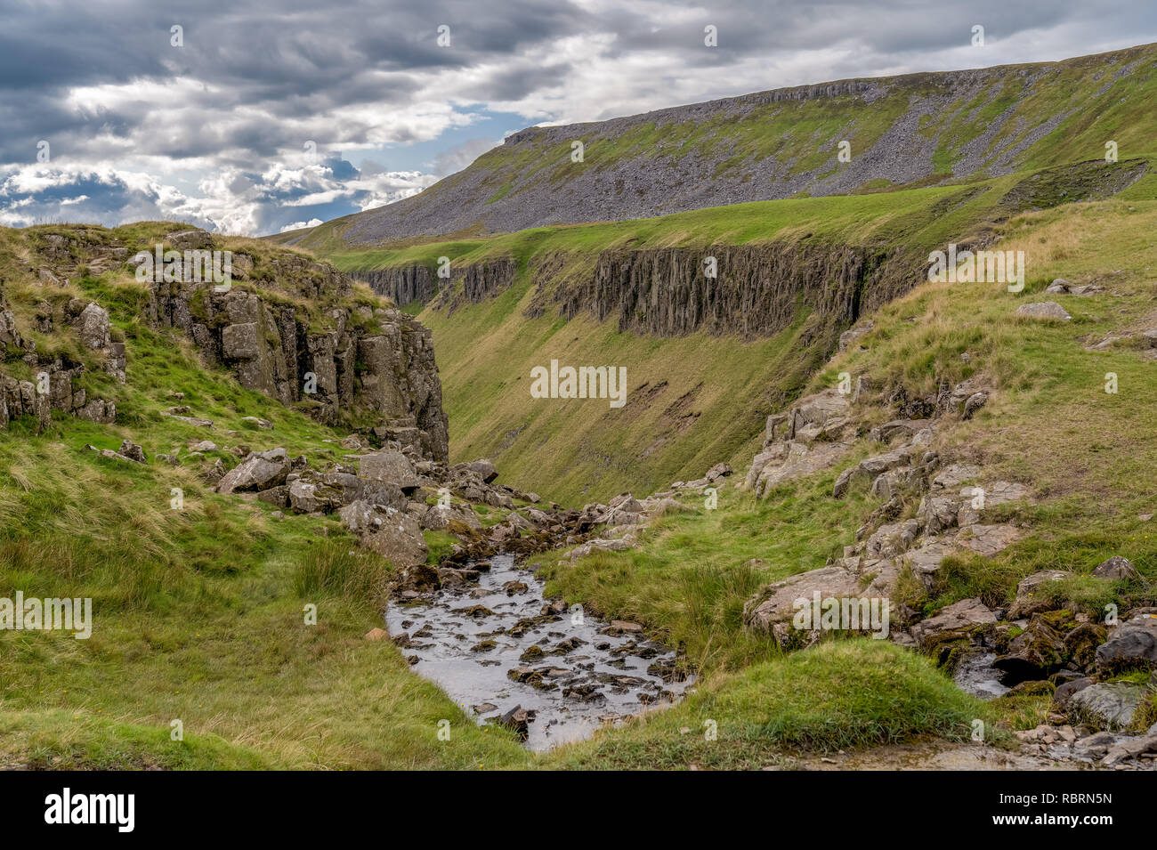 North Pennines Landschaft an der oberen Schale Nick in Cumbria, England, Großbritannien Stockfoto