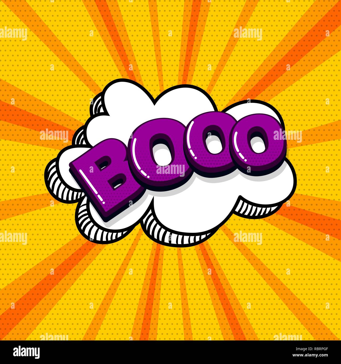 Pop Art Comic Text Stock Vektor