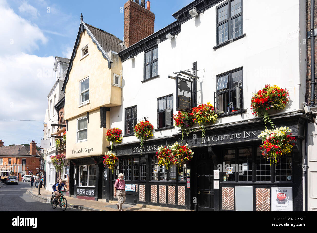 Royal Oak Inn aus dem 17. Jahrhundert, Goodramgate, York, North Yorkshire, England, Großbritannien Stockfoto