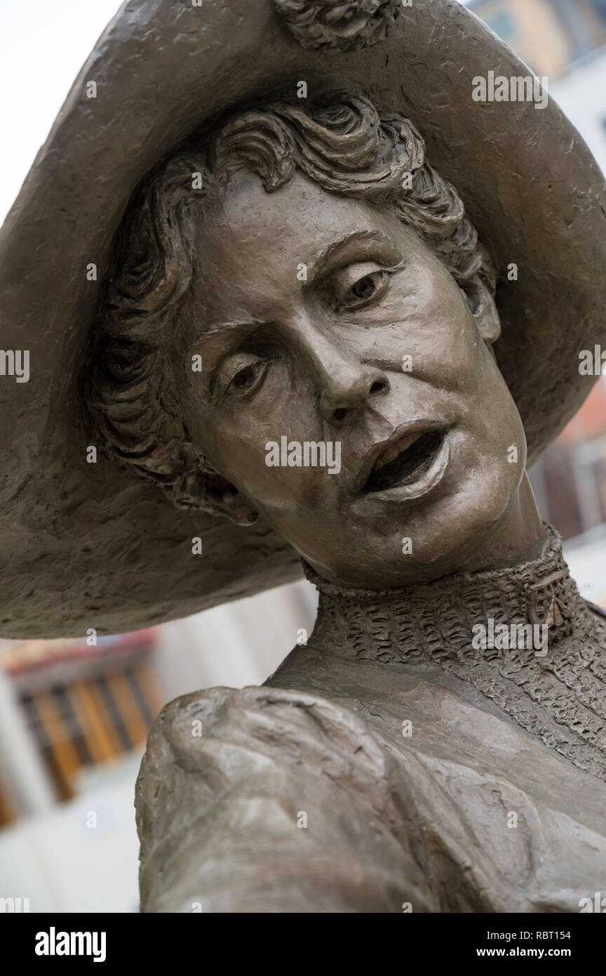 Statue von Emmeline Pankhurst, St. Peter's Square, Manchester Stockfoto