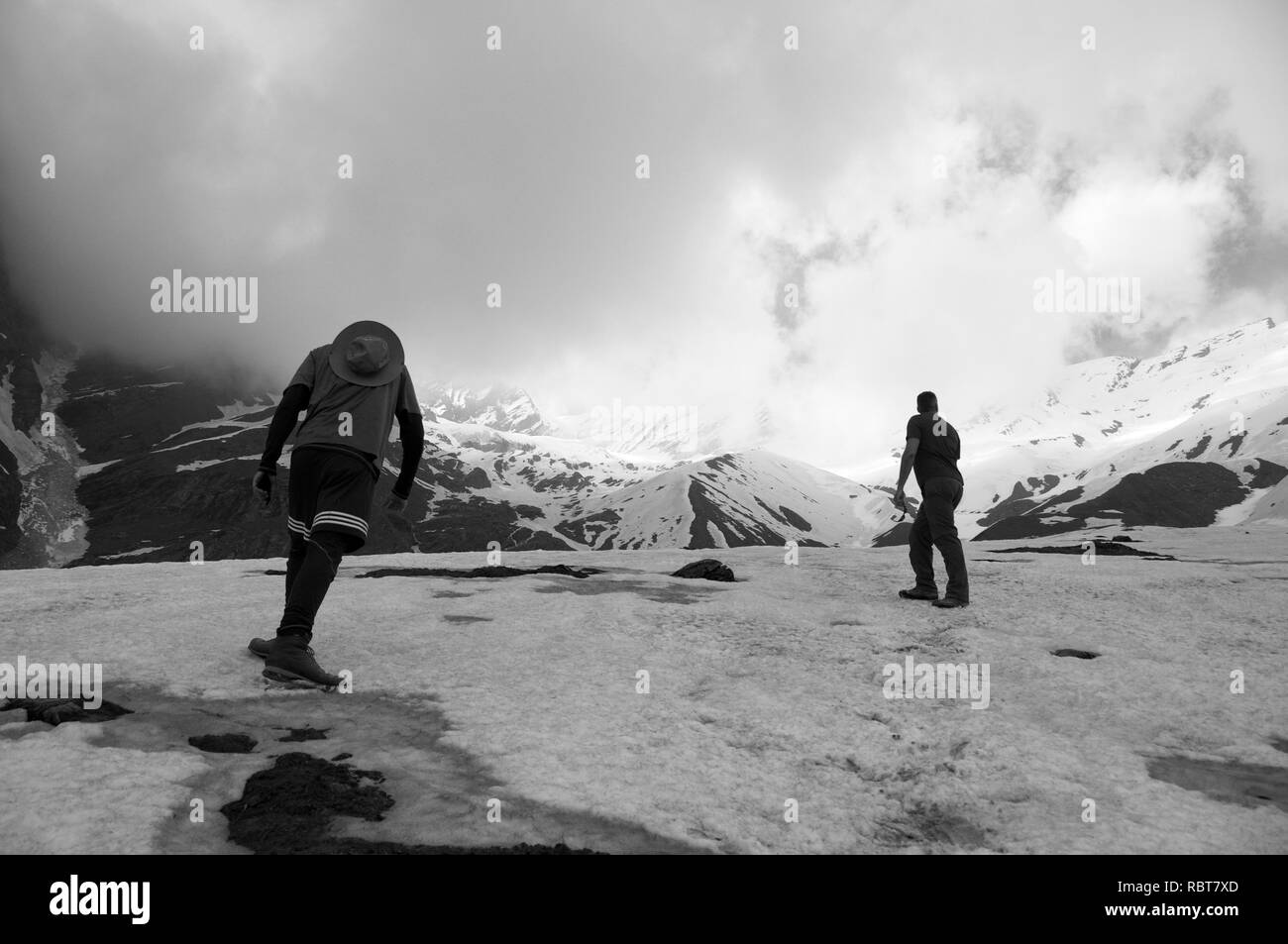 Mach weiter Stockfoto