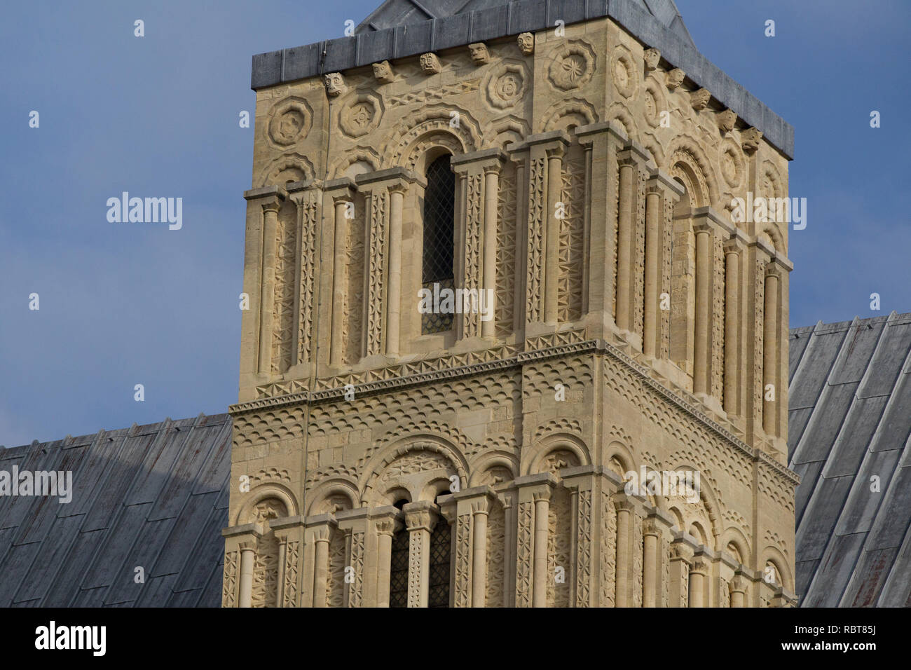 Canterbury Kathedrale Norman Treppenturm Stockfoto