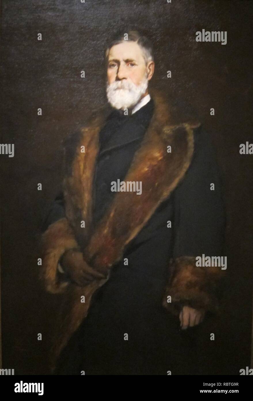 "Francis Boott' von Frank Duveneck, Cincinnati Art Museum. Stockfoto