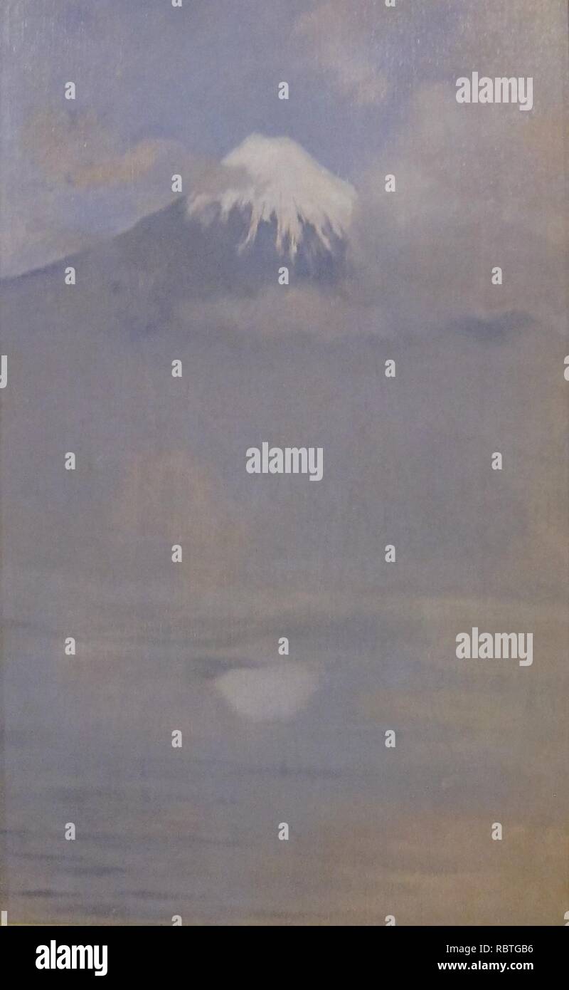 "Fujiyama" von John Henry Twachtman, Cincinnati Art Museum. Stockfoto