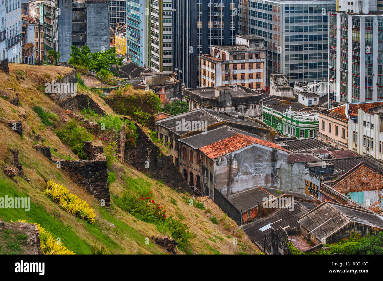 Salvador de Bahia Brasilien Bezirk Stockfoto