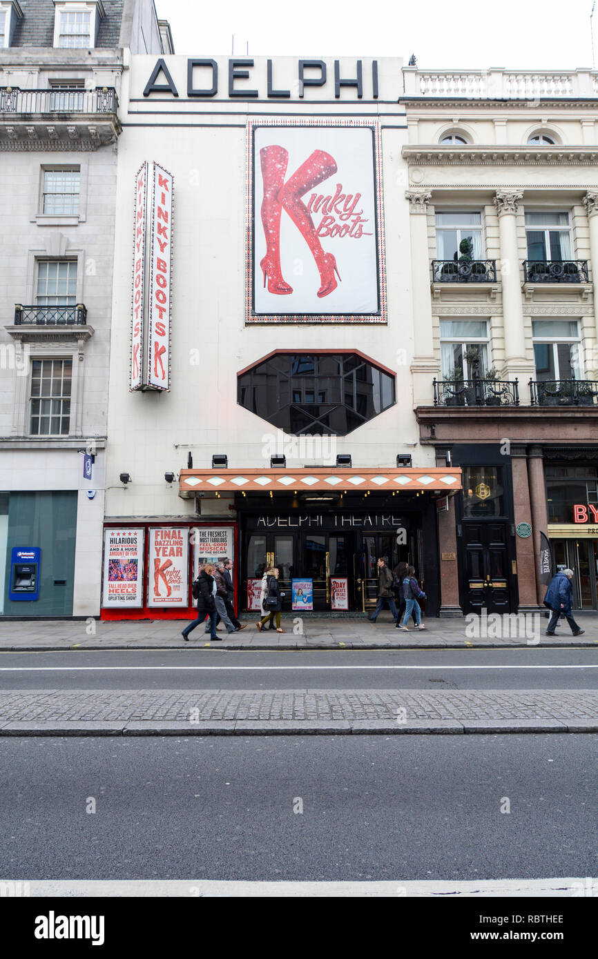 Harvey Fierstein von Olivier Award-winning Kinky Boots, das Broadway Musical, im Adelphi Theatre, Strand, London, UK Stockfoto
