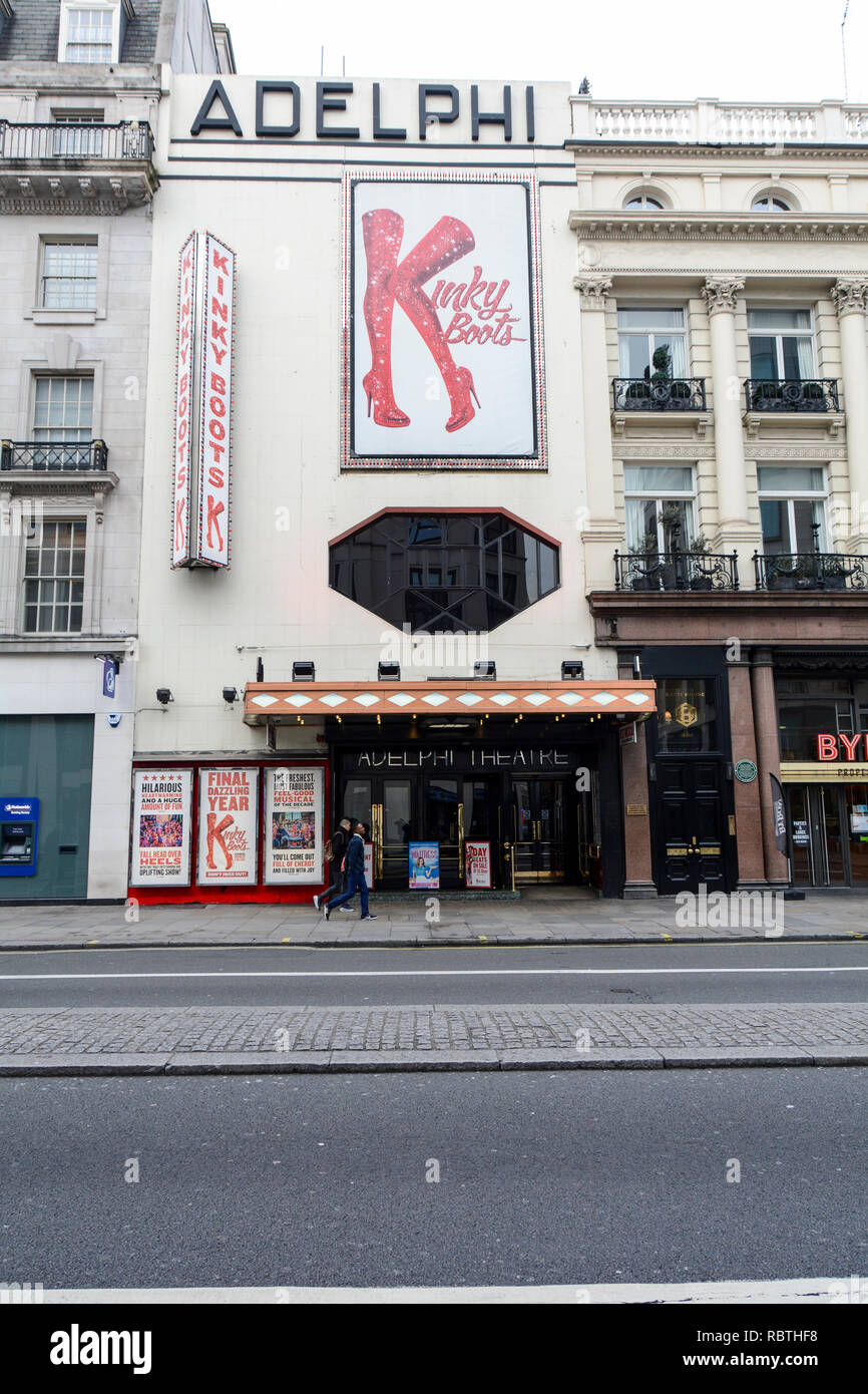 Harvey Fierstein von Olivier Award-winning Kinky Boots, das Broadway Musical, im Adelphi Theatre, Strand, London, UK Stockfoto