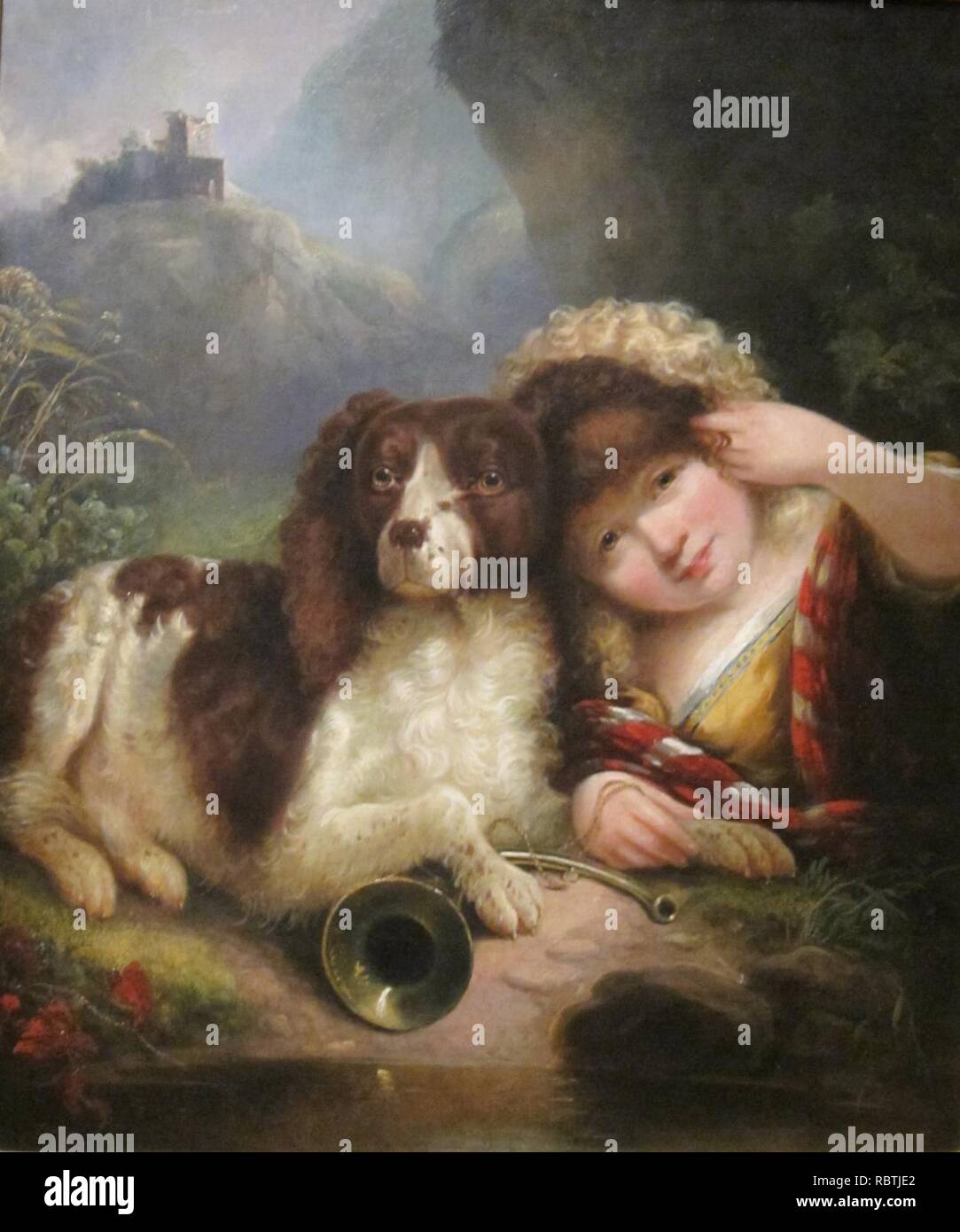 "Kleine Bo-Peep" durch Alwan Fisher, Cincinnati Art Museum. Stockfoto