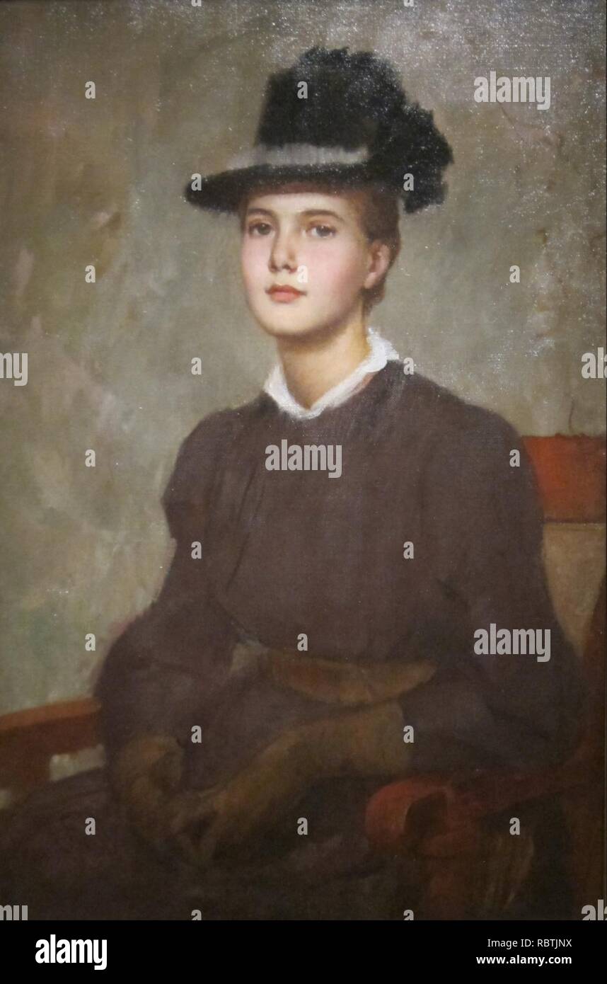 'Marie Danforth Seite' von Frank Duveneck, Cincinnati Art Museum. Stockfoto