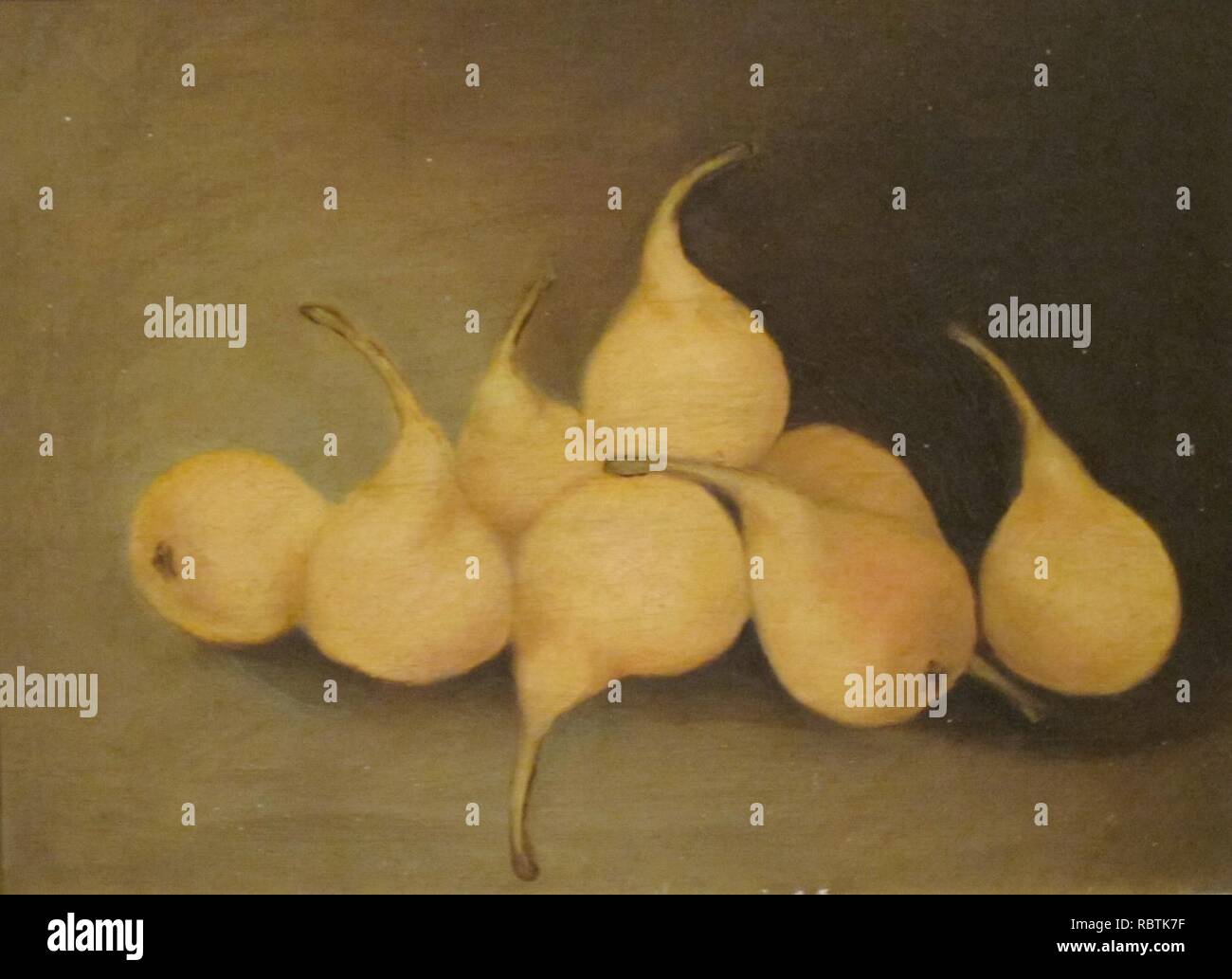 "Birnen", zu Rhonda Steddom, Cincinnati Art Museum zugeschrieben. Stockfoto