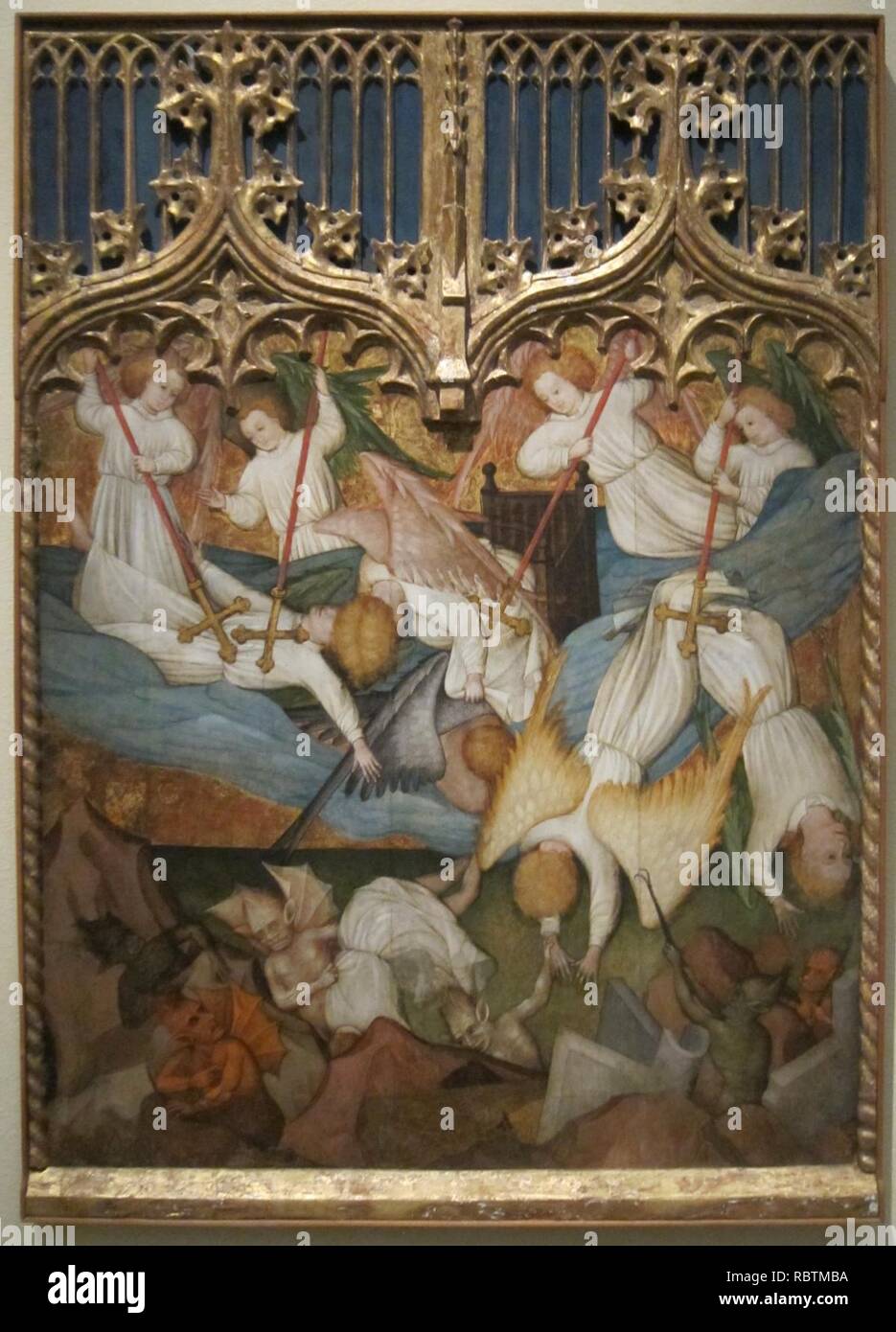 "Der Fall der Winkel' von Nicolás Francés, Cincinnati Art Museum. Stockfoto