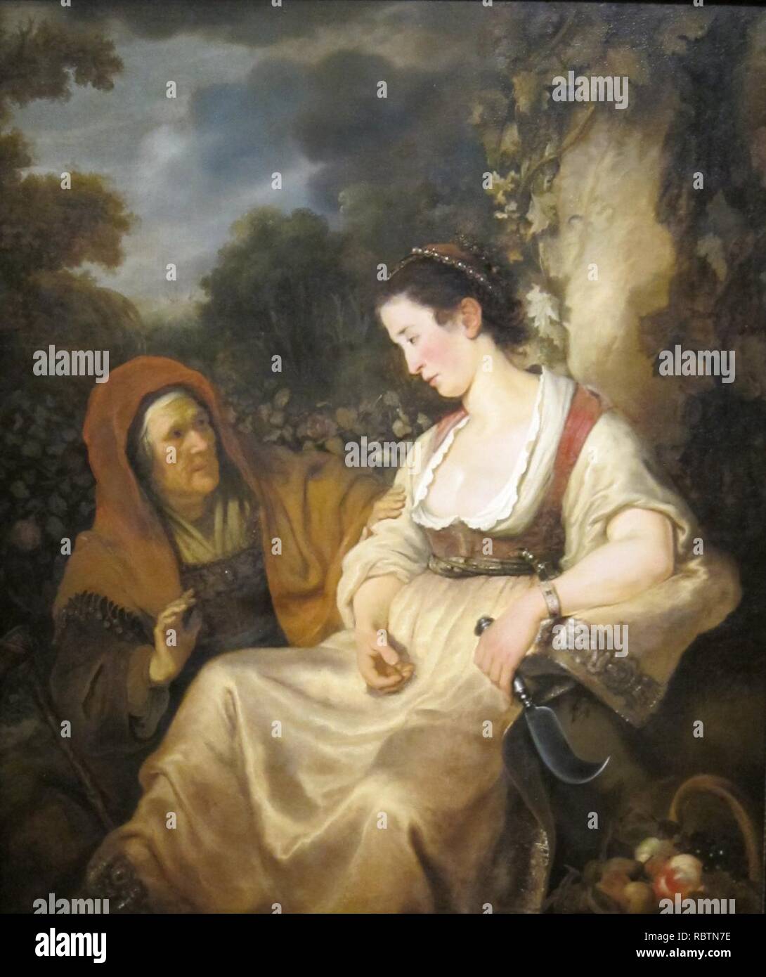 "Vertumnus und Pomona' von Ferdinand Bol, Cincinnati Art Museum. Stockfoto