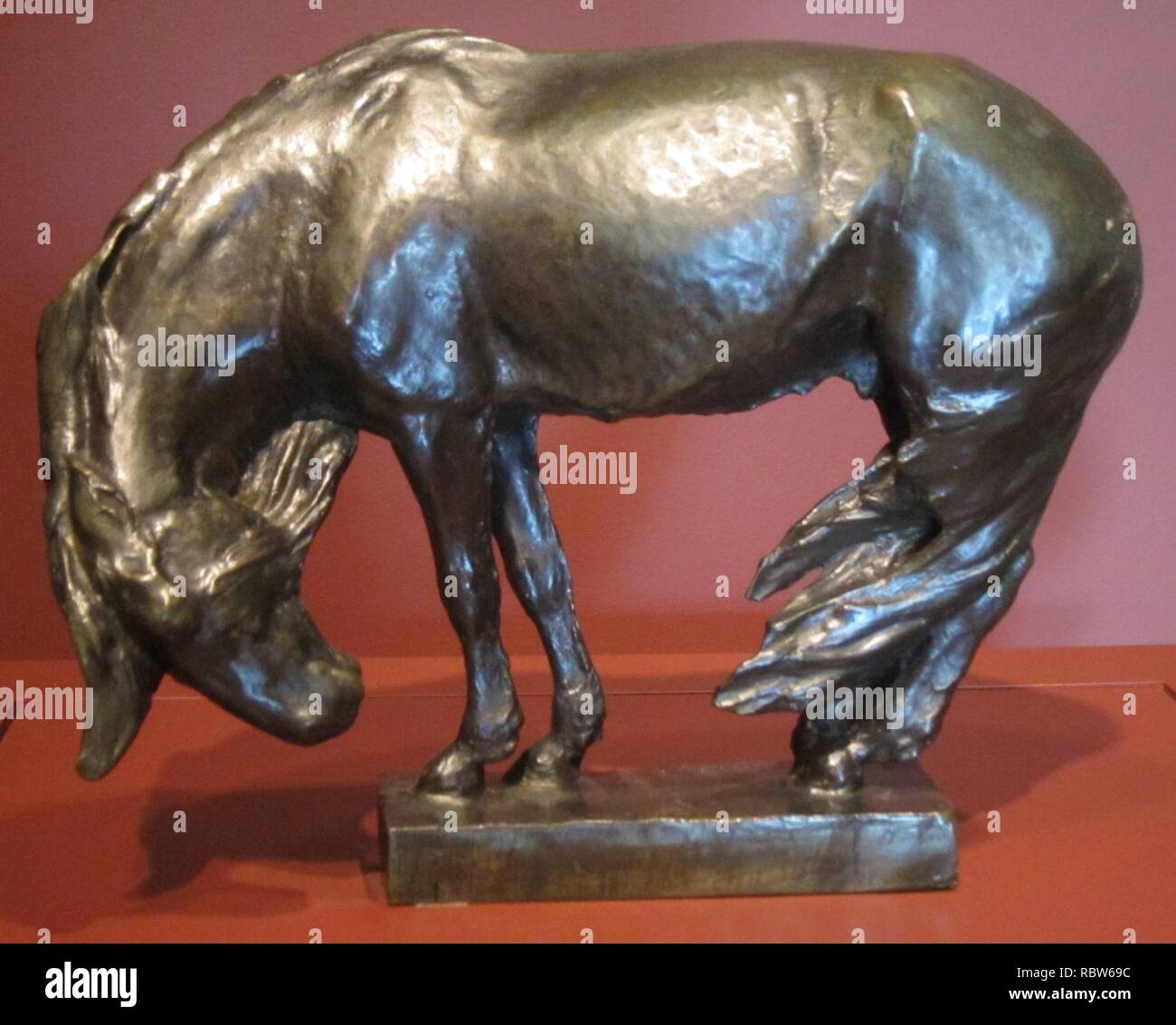 'Winter' von Solon Hannibal Borglum, Cincinnati Art Museum. Stockfoto