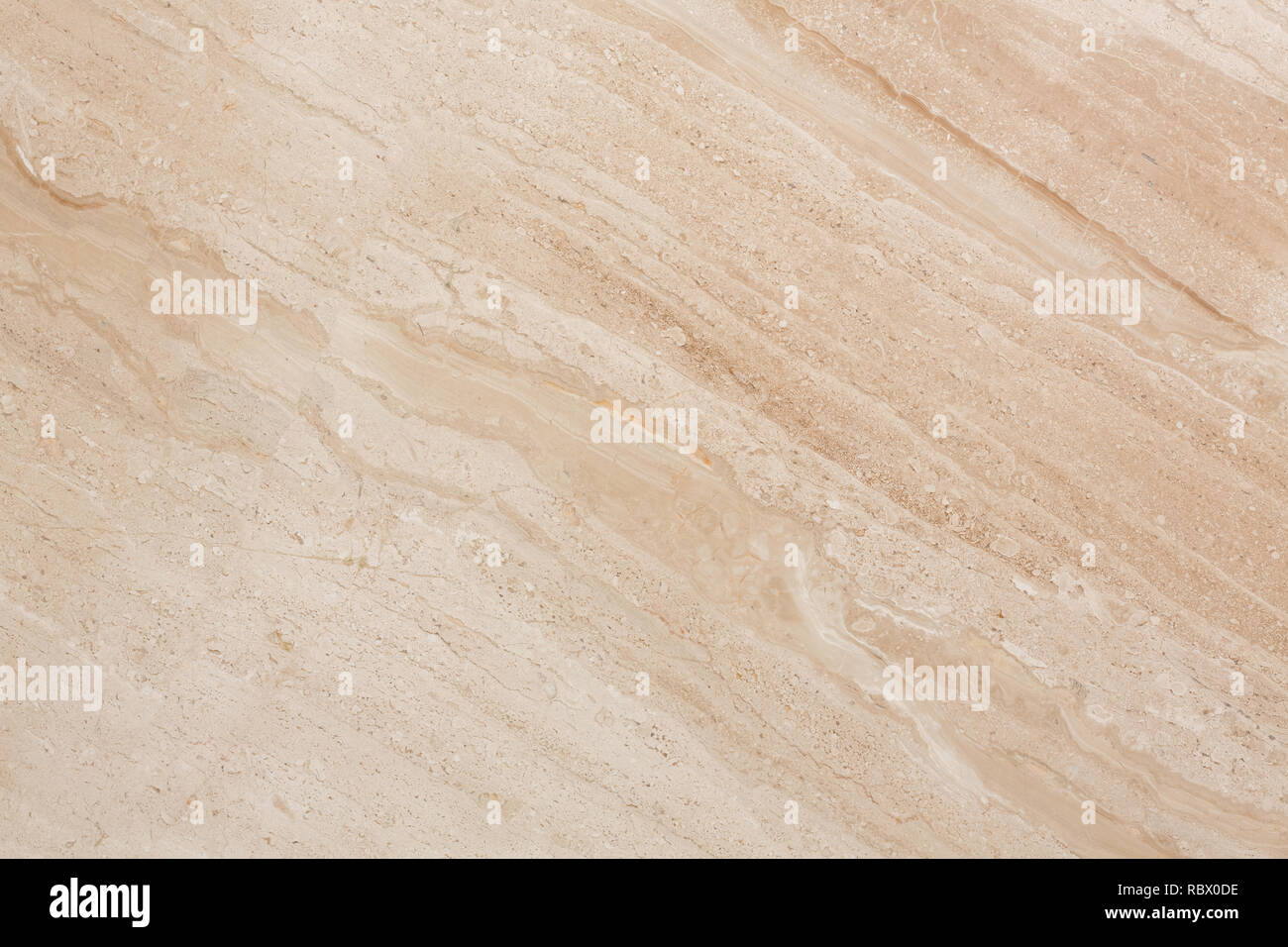 Hellbeige, braun Travertin Textur für optimale Gestaltung. Stockfoto