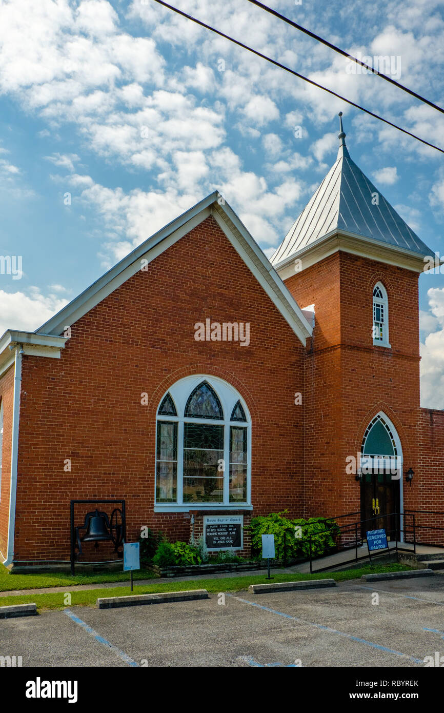 Union Baptist Church, 733 McCulloch Street, Glasgow, Virginia Stockfoto