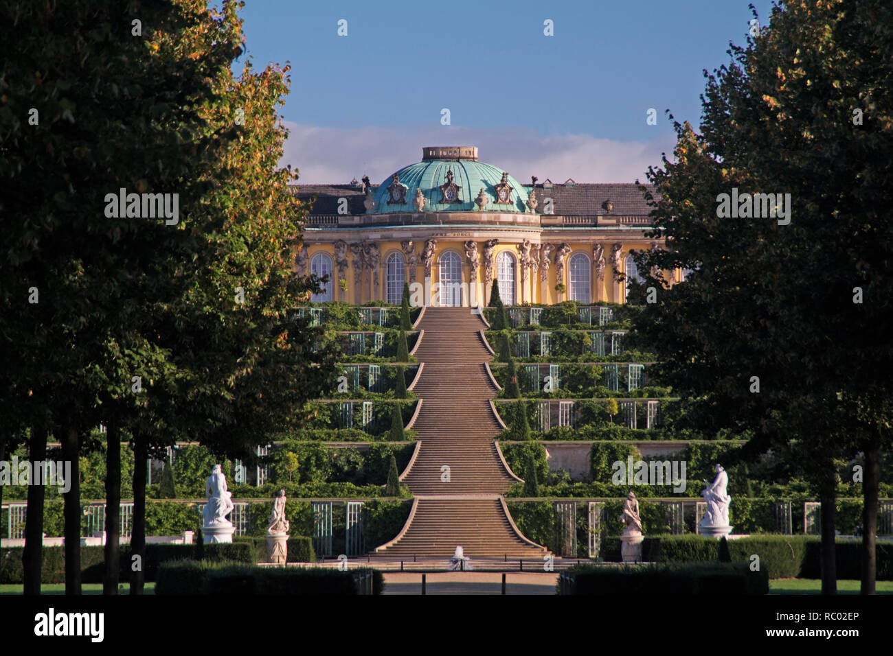 Potsdam, Schloss und Park Sanssouci Stockfoto