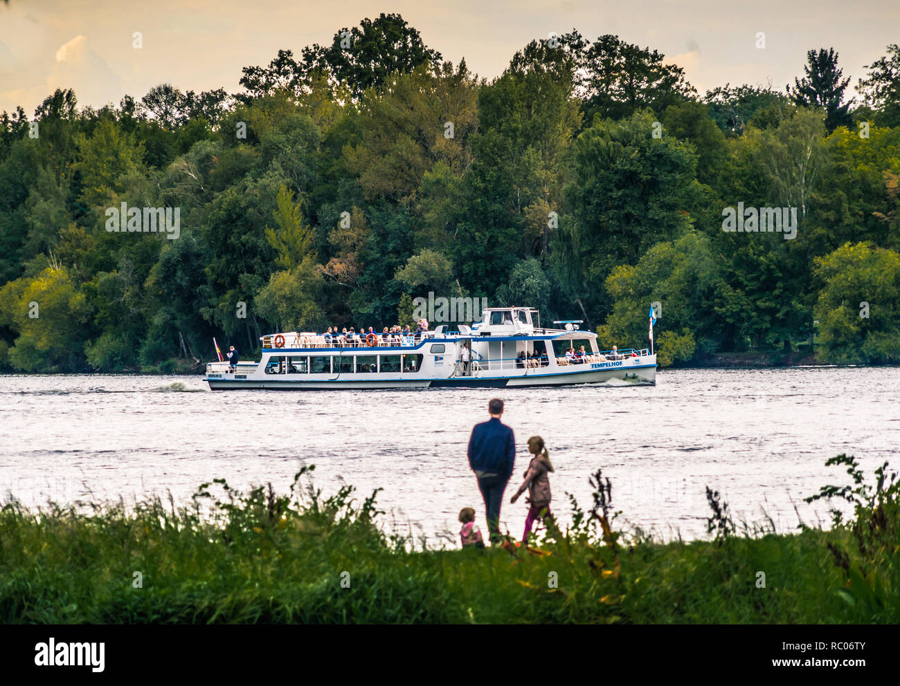 Berlin Potsdam Wannsee Dampfer Stockfoto