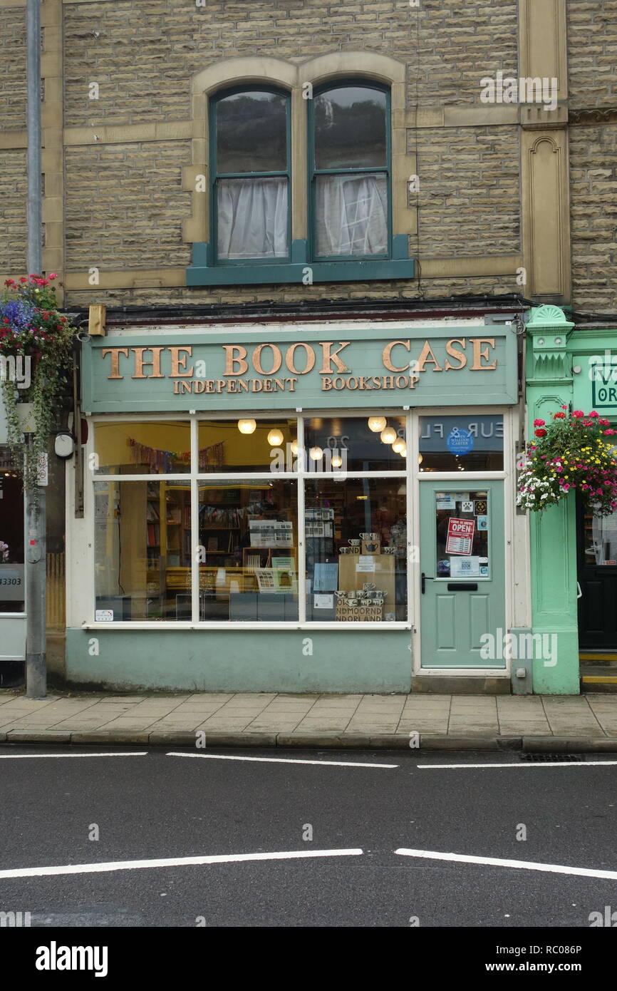 Die nur Bücher Book Shop in Hebden Bridge Teil einer kleinen Kette von unabhängigen Buchhandlungen in West Yorkshire. Stockfoto