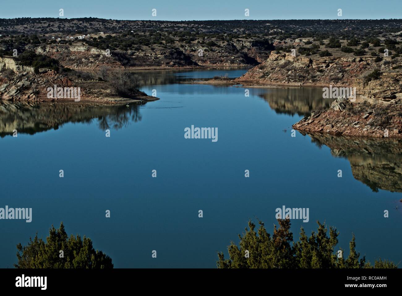 See McKinsey in der Nähe von Amarillo, Texas Stockfoto