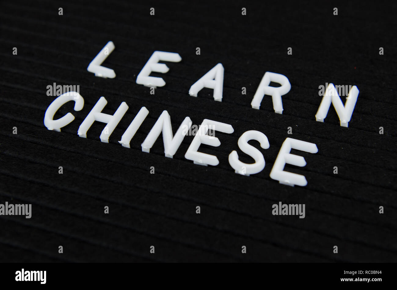 Chinesisch Lernen Gebärdensprache Stockfoto