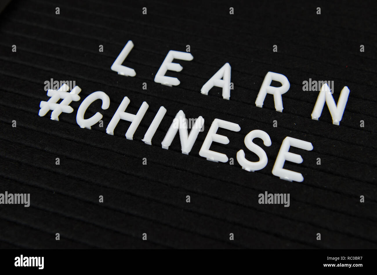 Chinesisch Lernen Gebärdensprache Stockfoto