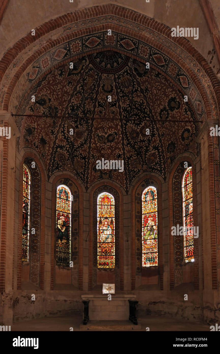 Zisterzienser Nonnenkloster Marienstern, Innenansicht, mühlberg an der Elbe, Elberadweg, Landkreis Elbe-Elster, Brandenburg, Deutschland, Europa | Cis Stockfoto