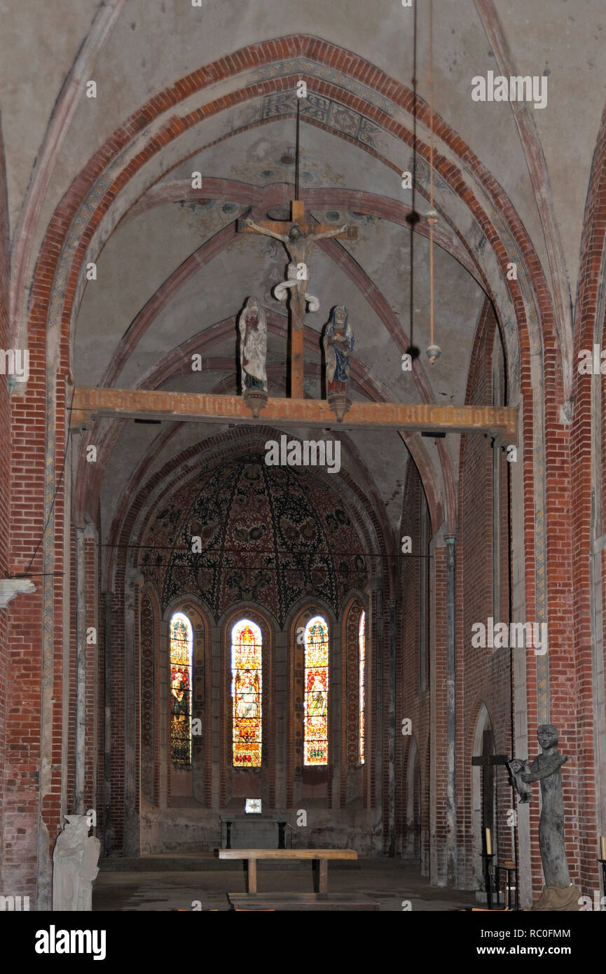Zisterzienser Nonnenkloster Marienstern, Innenansicht, mühlberg an der Elbe, Elberadweg, Landkreis Elbe-Elster, Brandenburg, Deutschland, Europa | Cis Stockfoto