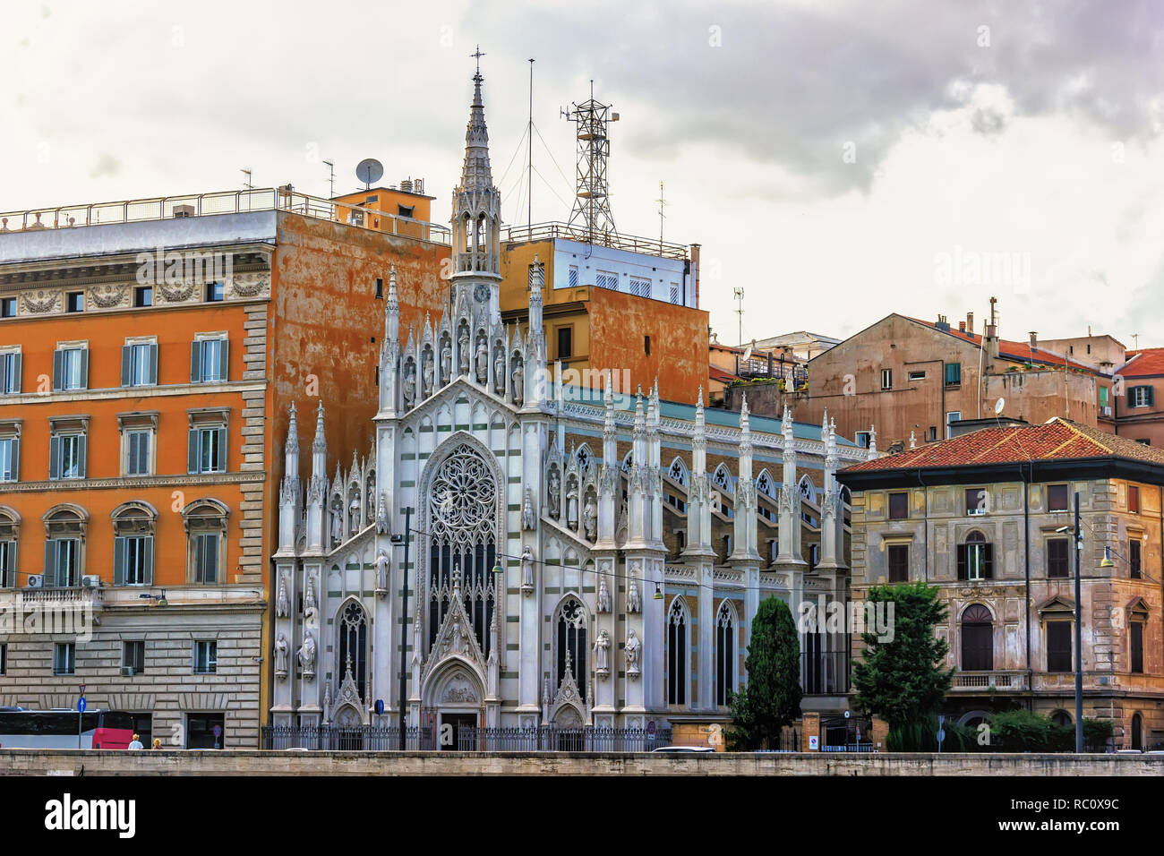 Kirche des Heiligen Herzen Jesu in Prati in Rom, Italien. Stockfoto