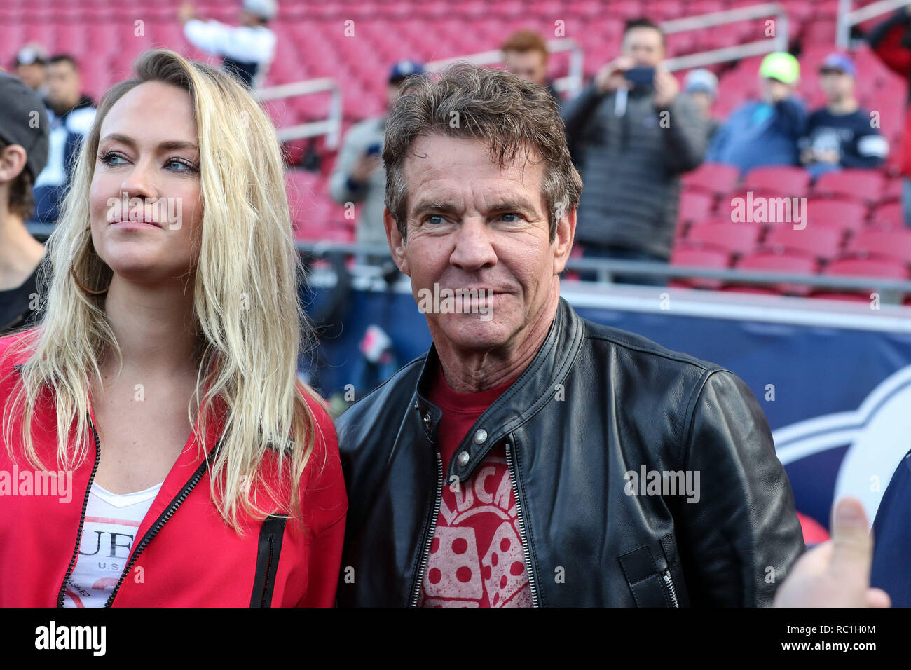 Los Angeles, CA, USA. 12 Jan, 2019. Vor dem NFL Divisional Playoffs Spiel zwischen Dallas Cowboys Los Angeles Rams im Los Angeles Memorial Coliseum Los Angeles vs, Ca am 12. Januar 2019. Foto von Jevone Moore Quelle: CSM/Alamy leben Nachrichten Stockfoto