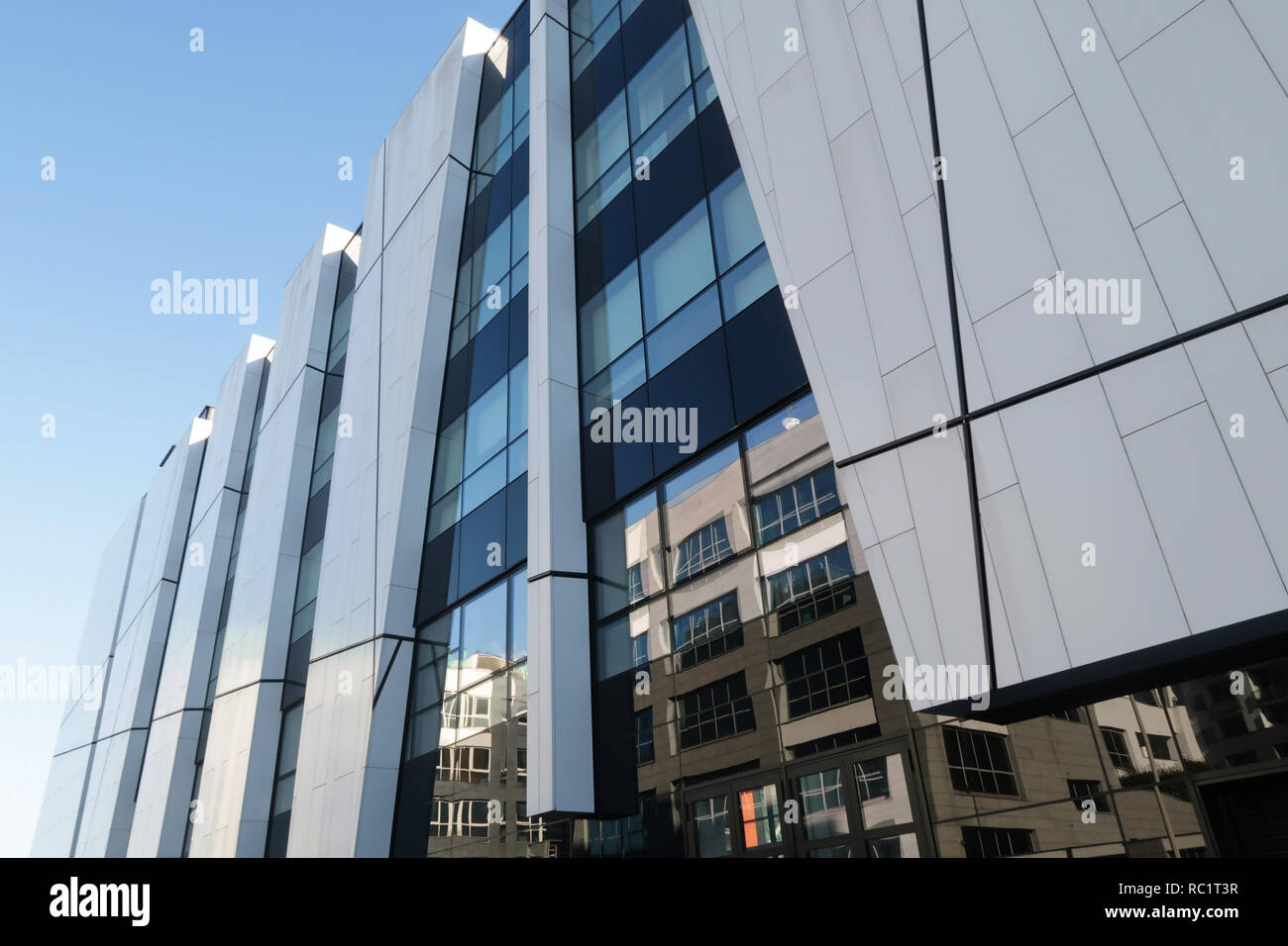 Beispiel für moderne Architektur in Turin Stockfoto