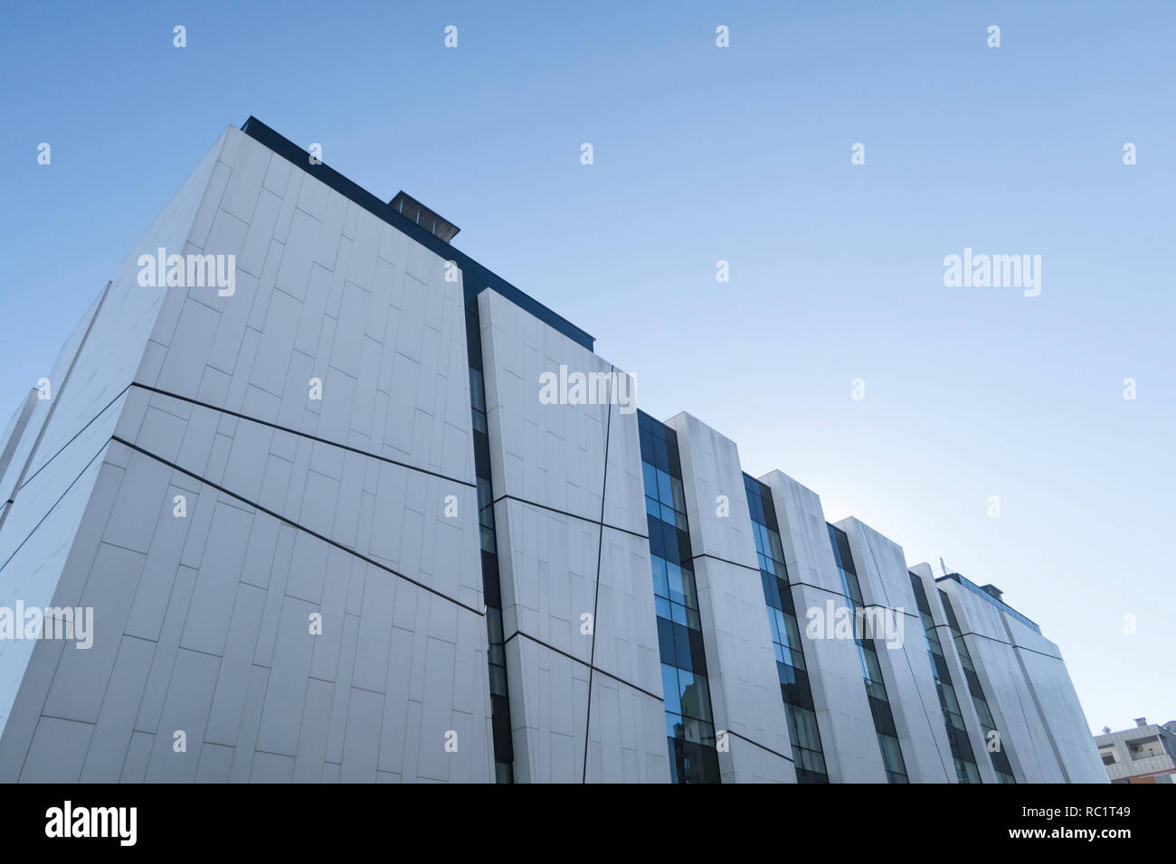 Beispiel für moderne Architektur in Turin Stockfoto