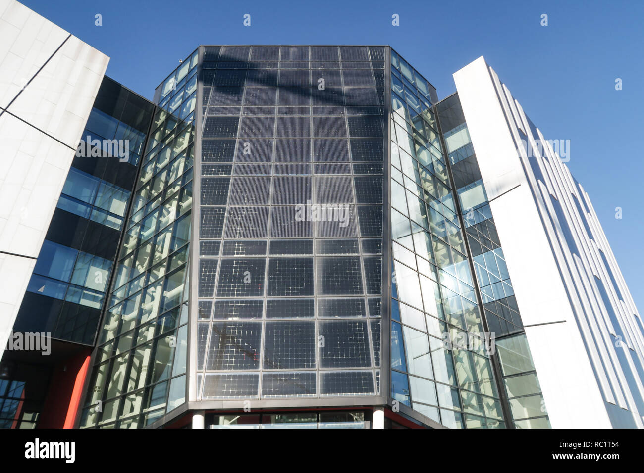 Beispiel für moderne Architektur in Turin Stockfoto