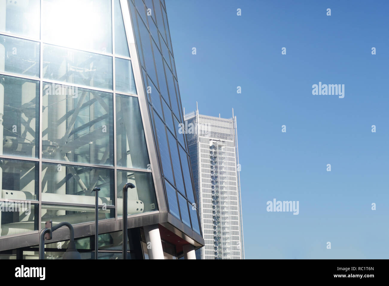 Beispiel für moderne Architektur in Turin Stockfoto