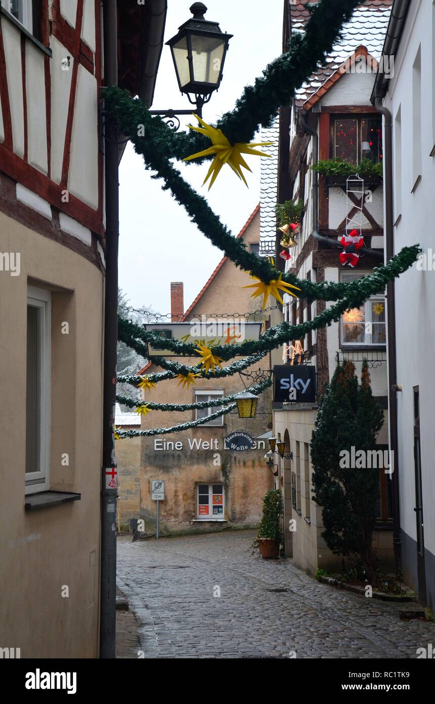 Die Altstadt von Lauf an der Pegnitz, Franken, Bayern, Deutschland Stockfoto