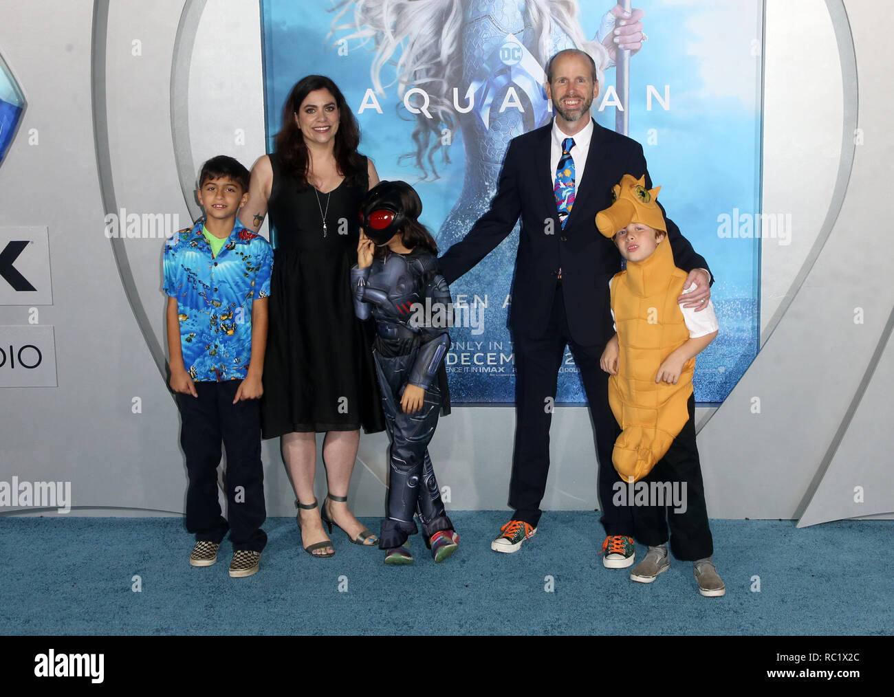 Premiere von Warner Bros. Pictures' "aquaman" Mit: David Leslie Johnson-Mc Goldrick Wo: Hollywood, California, United States Wann: 12 Dec 2018 Credit: FayesVision/WENN.com Stockfoto