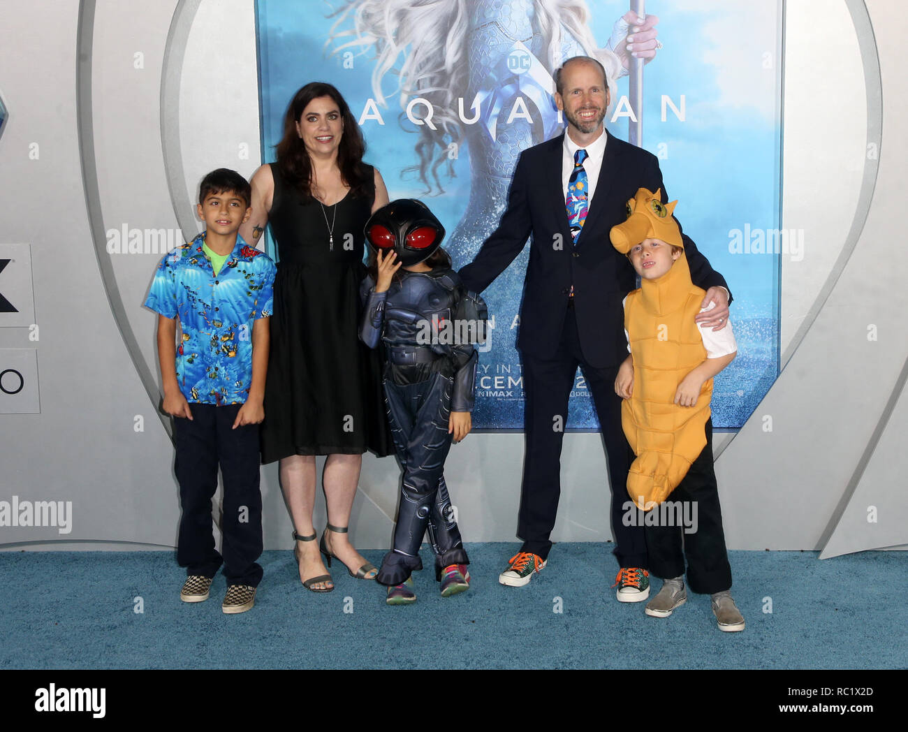 Premiere von Warner Bros. Pictures' "aquaman" Mit: David Leslie Johnson-Mc Goldrick Wo: Hollywood, California, United States Wann: 12 Dec 2018 Credit: FayesVision/WENN.com Stockfoto