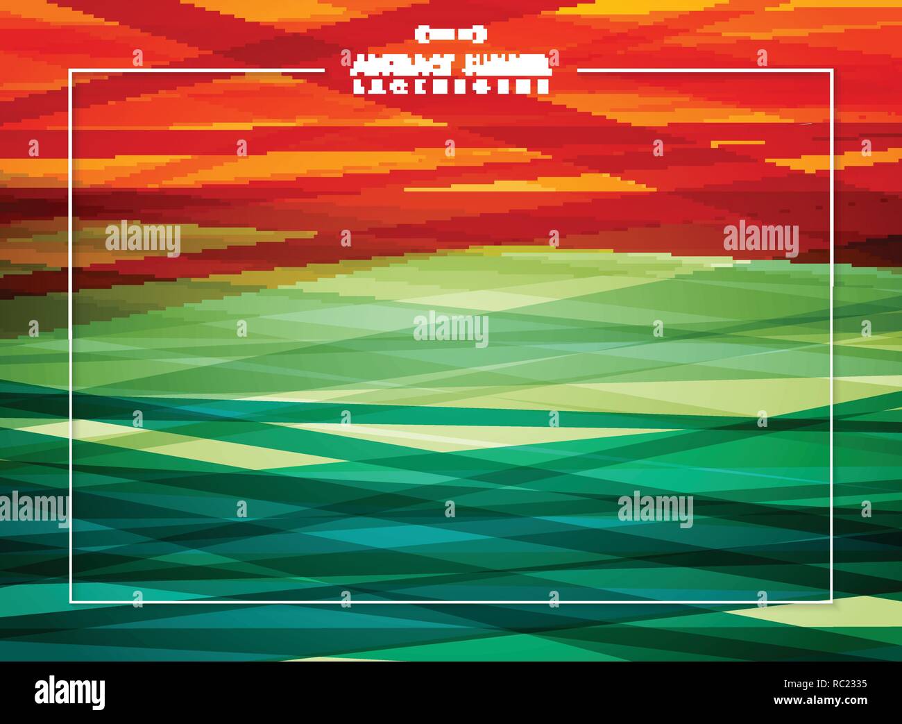 Zusammenfassung Hintergrund der Sommer bunte Streifen, Vector EPS 10. Stock Vektor