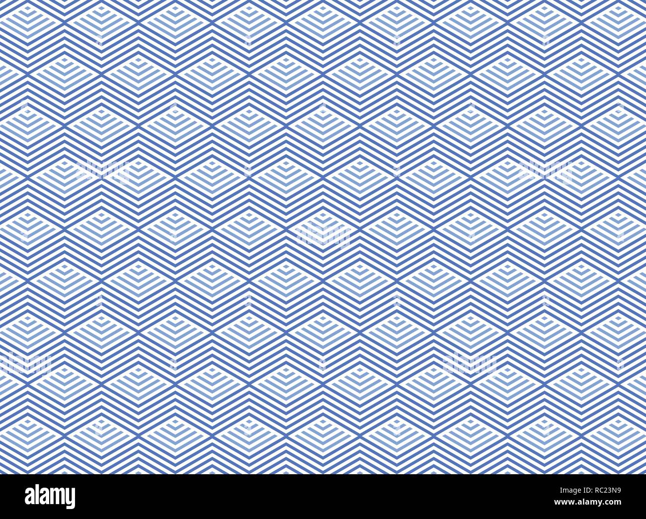 Abstrakte Aqua Marine Blue Water geometrische Dreieck Muster Hintergrund, Vector EPS 10. Stock Vektor