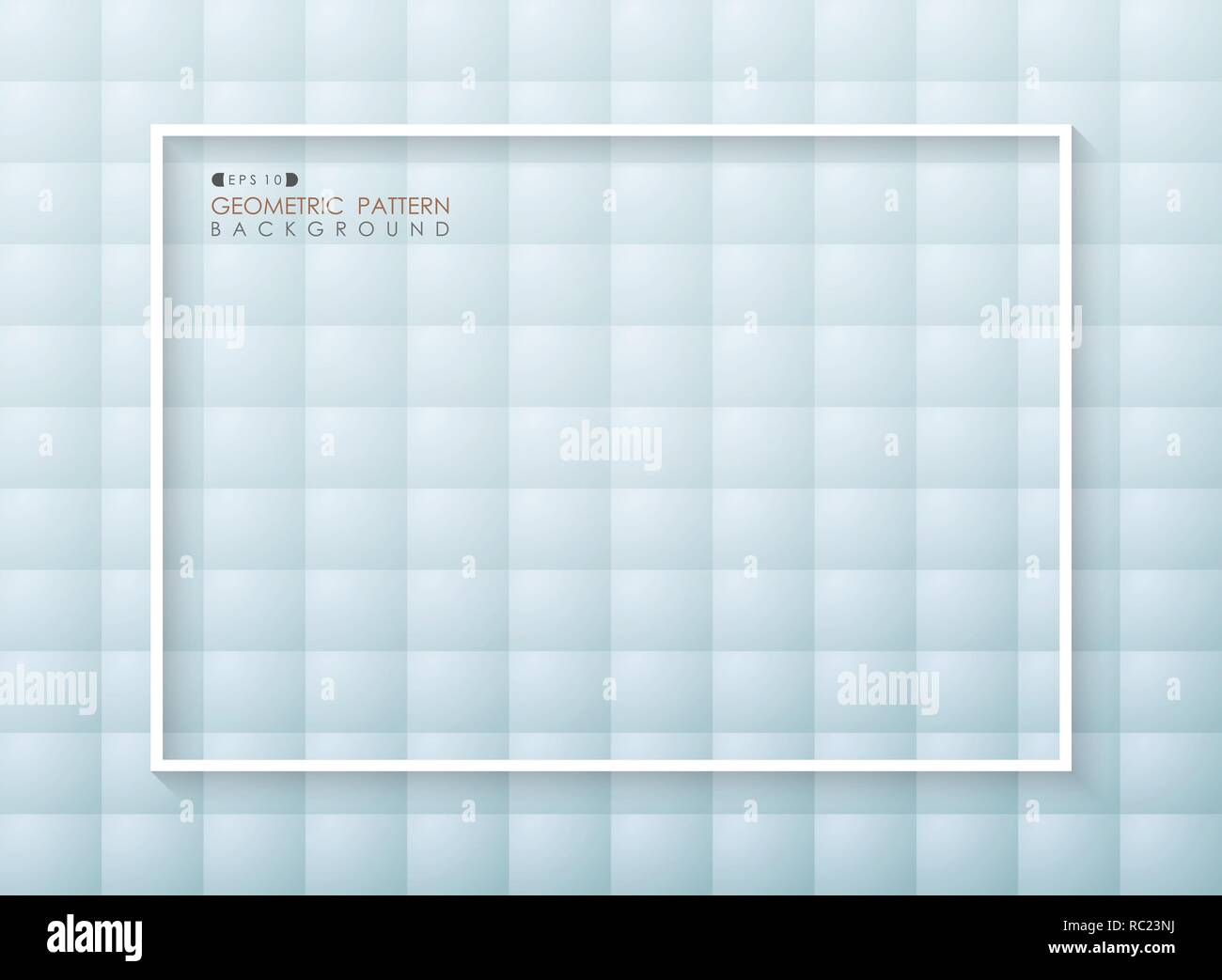 Zusammenfassung von futuristischen Farbverlauf blau Muster geometrische Hintergrund, Vector EPS 10. Stock Vektor