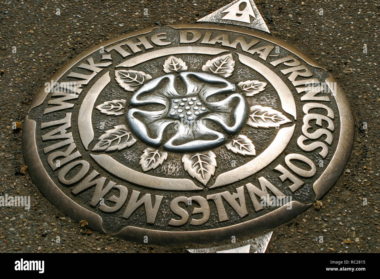 Diana, Princess of Wales memorial Walk, London, Großbritannien, IK Stockfoto