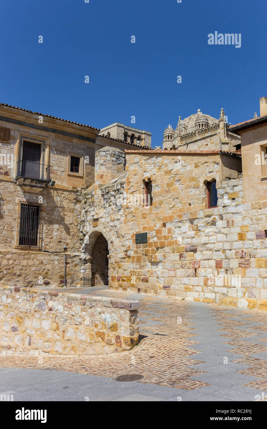 Historische Kathedrale im Zentrum von Zamora, Spanien Stockfoto