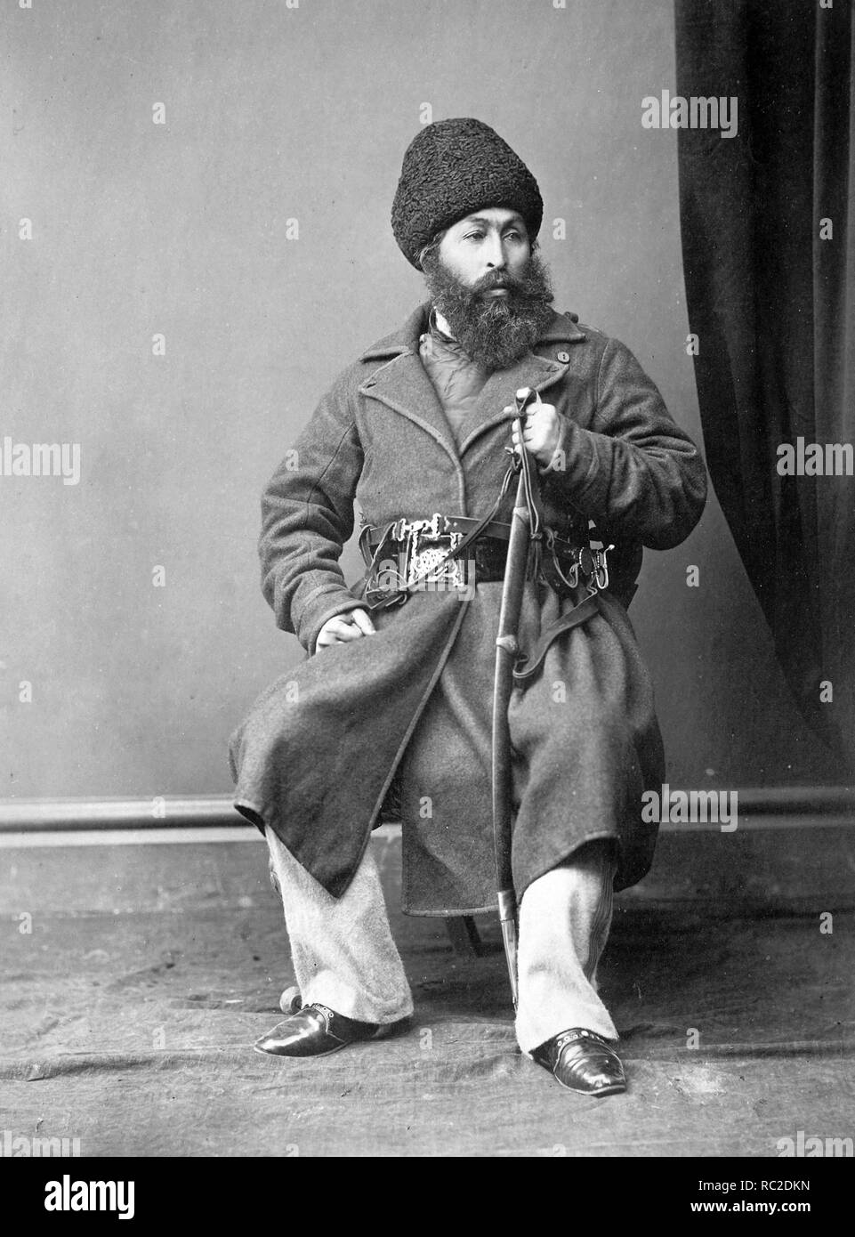 Sher Ali Khan (1825-1879) Emir von Afghanistan von 1863 bis 1866 und von 1868 bis zu seinem Tod 1879, Gründer der Dynastie Barakzai in Afghanistan. Stockfoto
