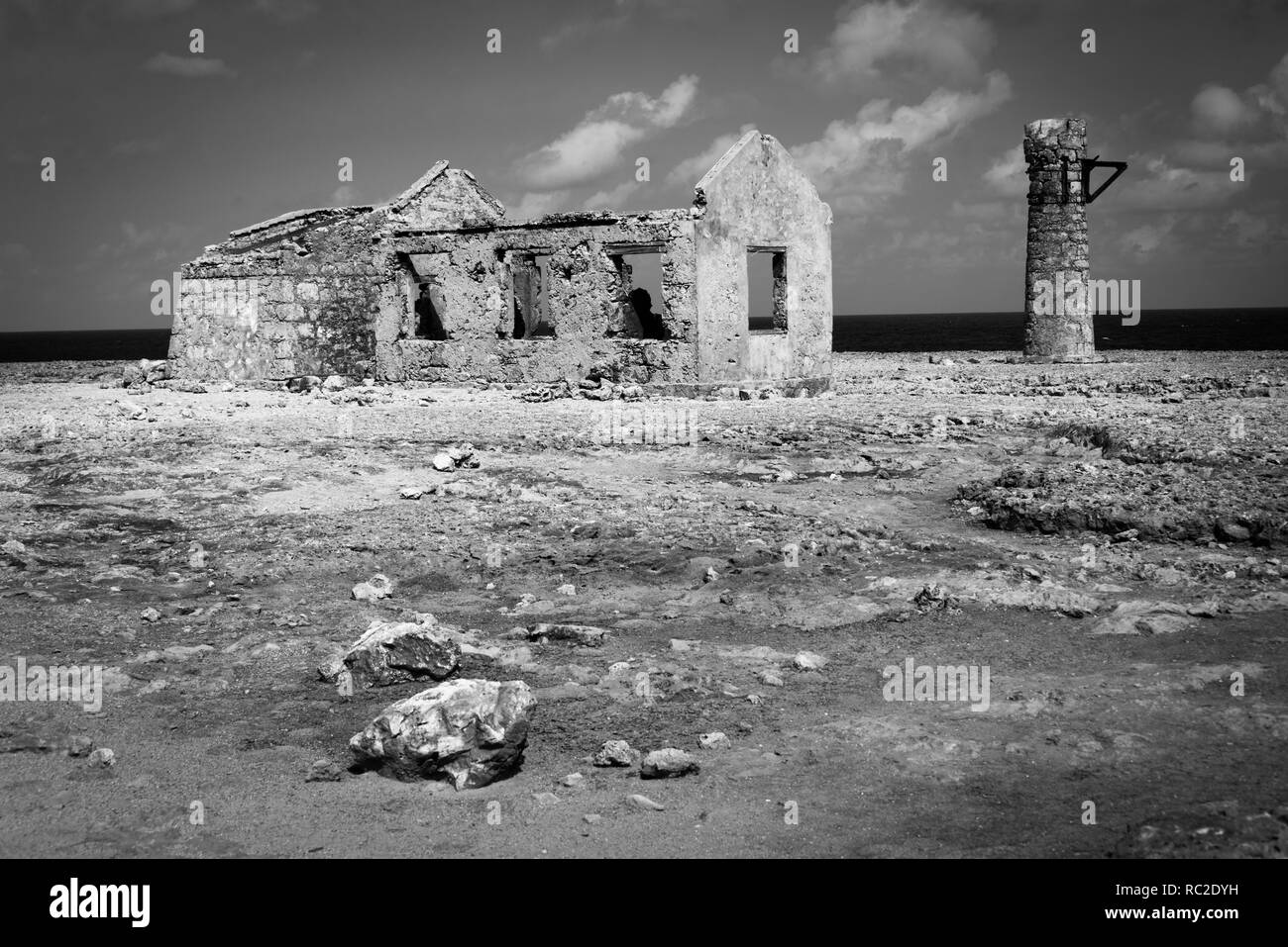 Den alten Zoll, Bonaire, Niederländische Antillen Stockfoto