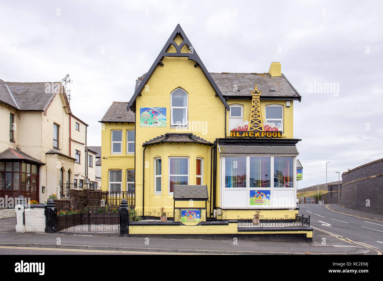 Donna's Dream House in Blackpool, Lancashire, Großbritannien Stockfoto